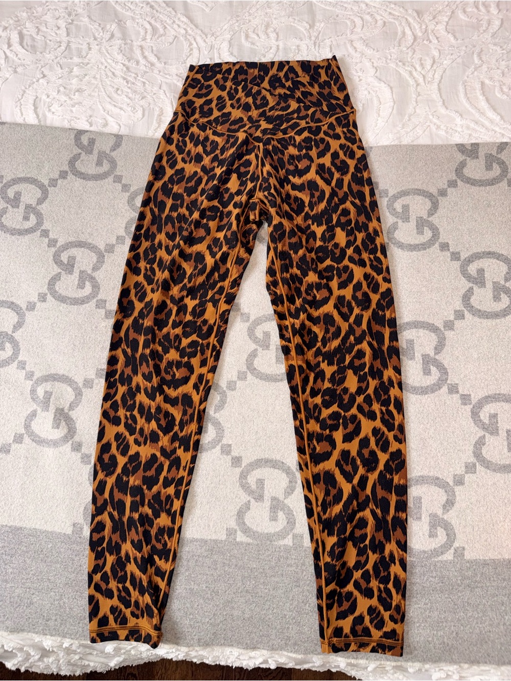 Aerie High-Waist Leopard Print Leggings - Black & Brown